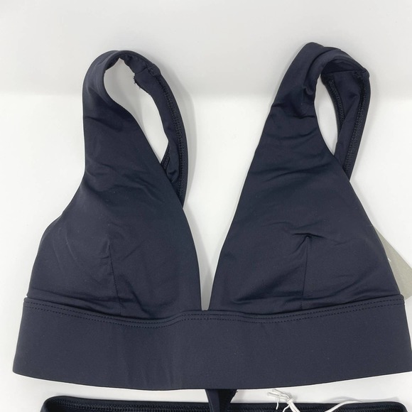 Everlane The Triangle Bikini Top The High Rise Hipster Bottom Bikini Set XXS - Picture 5 of 16